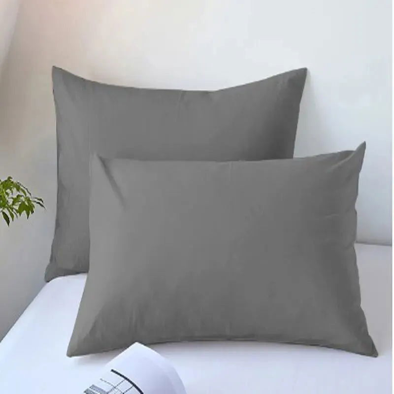 2pcs Brushed Pillowcase, Soft Breathable Pillowcase, Premium Quality Pillow Covers For Bedroom Sofa Home Decor, Without Pillow - Slobuy