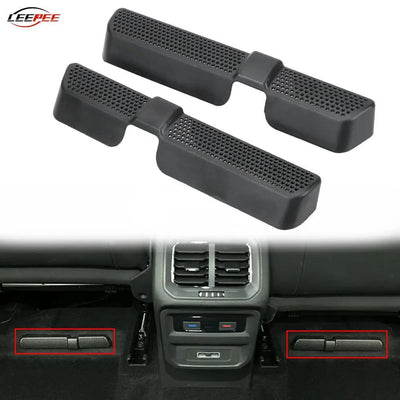 2pcs Car Air Vent Covers Air Conditioner Duct Outlet Exhaust Dustproof Seat Floor Mounting Auto Accessories For VW Touran Tiguan - Slobuy