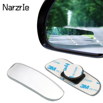 2pcs Car Mirror 360 Degree Wide Angle Convex Blind Spot Mirror Parking Auto Motorcycle Rear View Adjustable Mirror Accessories - Slobuy