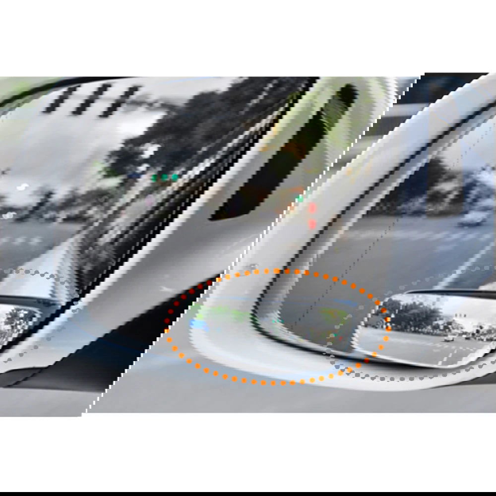 2pcs Car Mirror 360 Degree Wide Angle Convex Blind Spot Mirror Parking Auto Motorcycle Rear View Adjustable Mirror Accessories - Slobuy