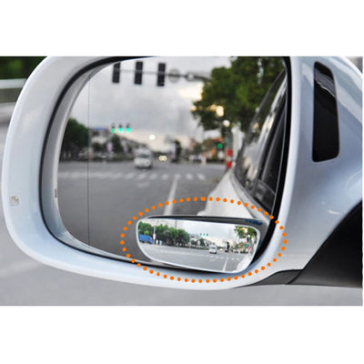 2pcs Car Mirror 360 Degree Wide Angle Convex Blind Spot Mirror Parking Auto Motorcycle Rear View Adjustable Mirror Accessories - Slobuy