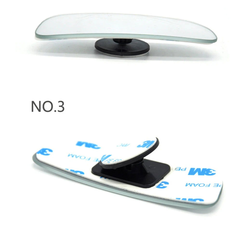2pcs Car Mirror 360 Degree Wide Angle Convex Blind Spot Mirror Parking Auto Motorcycle Rear View Adjustable Mirror Accessories - Slobuy