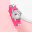 2pcs Girls Kids Unicorn Quartz Silicone Watch Quartz Watch Sunglasses Bow Cartoon Cute Girls Sun Protection Sunglasses Watch Set - Slobuy