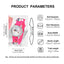 2pcs Girls Kids Unicorn Quartz Silicone Watch Quartz Watch Sunglasses Bow Cartoon Cute Girls Sun Protection Sunglasses Watch Set - Slobuy