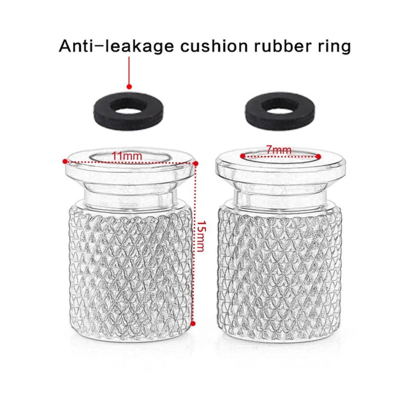 2pcs Motorcycle Tire Valve Air Port Stem Cover Cap Plug Accessories for BMW R1200GS R1250GS R 1200GS R1250 GS R 1250 GS LC ADV - Slobuy