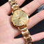 2pcs Set Watch Luxury Women Simple Dial Hollow Strap Fashion Gold Bracelet Quartz Wristwatch Student Ladies Watches Reloj Mujer - Slobuy
