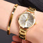 2pcs Set Watch Luxury Women Simple Dial Hollow Strap Fashion Gold Bracelet Quartz Wristwatch Student Ladies Watches Reloj Mujer - Slobuy