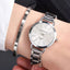 2pcs Set Watch Luxury Women Simple Dial Hollow Strap Fashion Gold Bracelet Quartz Wristwatch Student Ladies Watches Reloj Mujer - Slobuy