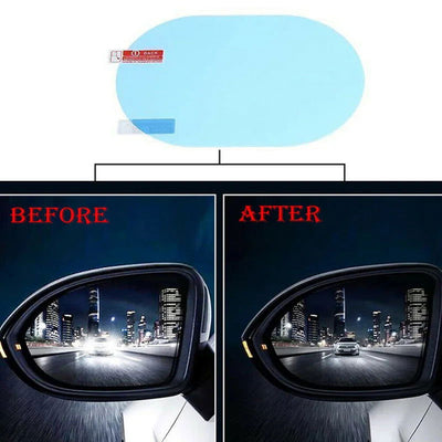2pcs Universal Anti-Fog Anti-glare Rainproof Car Tuning Rearview Mirror Trim Film Cover Exterior Parts Car Glass Accessories - Slobuy