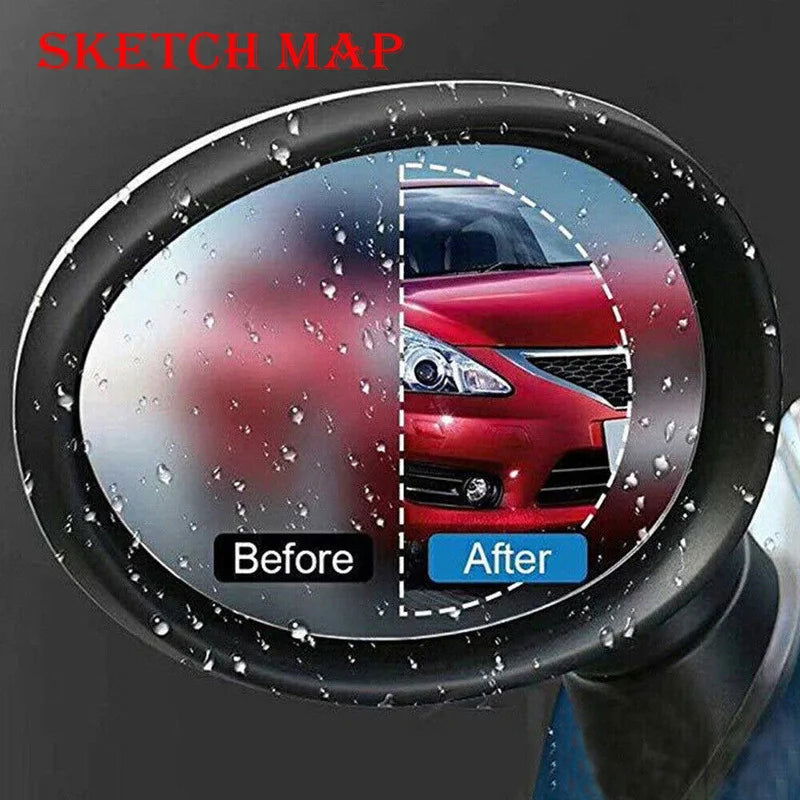 2pcs Universal Anti-Fog Anti-glare Rainproof Car Tuning Rearview Mirror Trim Film Cover Exterior Parts Car Glass Accessories - Slobuy