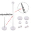 1/2set Adjustable Balloon Column Stand Metal Balloon Stand Holder with Plastic Base for Wedding Decor Birthday Baby Shower Party - Slobuy