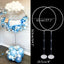1/2set Adjustable Balloon Column Stand Metal Balloon Stand Holder with Plastic Base for Wedding Decor Birthday Baby Shower Party - Slobuy