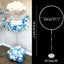 1/2set Adjustable Balloon Column Stand Metal Balloon Stand Holder with Plastic Base for Wedding Decor Birthday Baby Shower Party - Slobuy