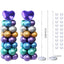 1/2set Adjustable Balloon Column Stand Metal Balloon Stand Holder with Plastic Base for Wedding Decor Birthday Baby Shower Party - Slobuy