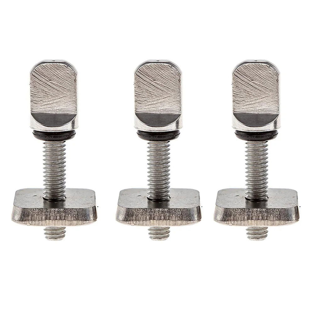 2sets M4 M5 Stainless Surf Fin Screws Plates Surfboard Longboard Screw Channel Sliding Fin Box Plate Smart Screw - Slobuy