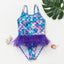 3-10years girls swimsuit 2023 fashion mermaid unicorn swimwear for children - Slobuy