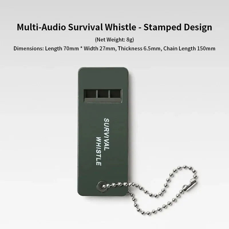 3-Frequency Whistle High Decibel Survival Portable Outdoor Multiple Audio Whistle Camping Emergency Hiking Accessories Edc Tool - Slobuy