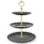 3-Tier Cupcake Stand Fruit Plate Holder Desserts Snack Candy Buffet Stand Tower For Wedding Party Cake Dessert Tray - Slobuy