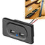 DC5V/3.1A Charging Socket Dual USB Ports  Plug Charger Socket For 12V Car Boat Motorhome Caravan Camping Accessories - Slobuy