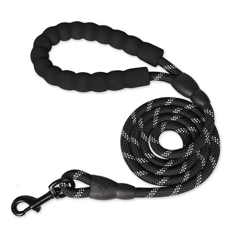 150/200/300cm Strong Dog Leash Reflective Pet Leashes Long Lanyard Walking Traction Rope for Puppy Small Medium Large Big Dogs - Slobuy