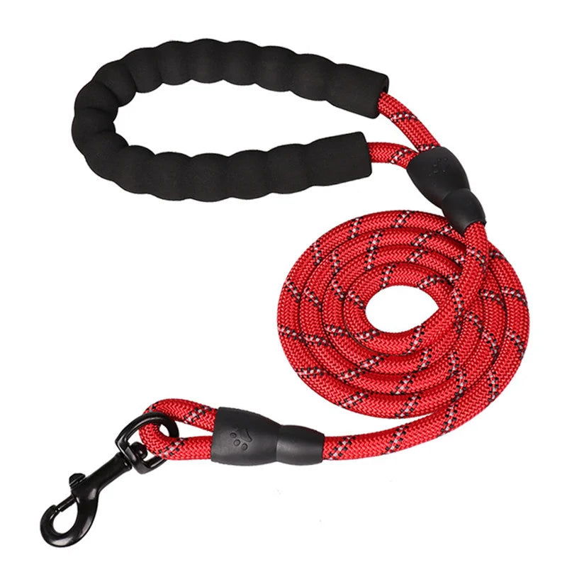 150/200/300cm Strong Dog Leash Reflective Pet Leashes Long Lanyard Walking Traction Rope for Puppy Small Medium Large Big Dogs - Slobuy