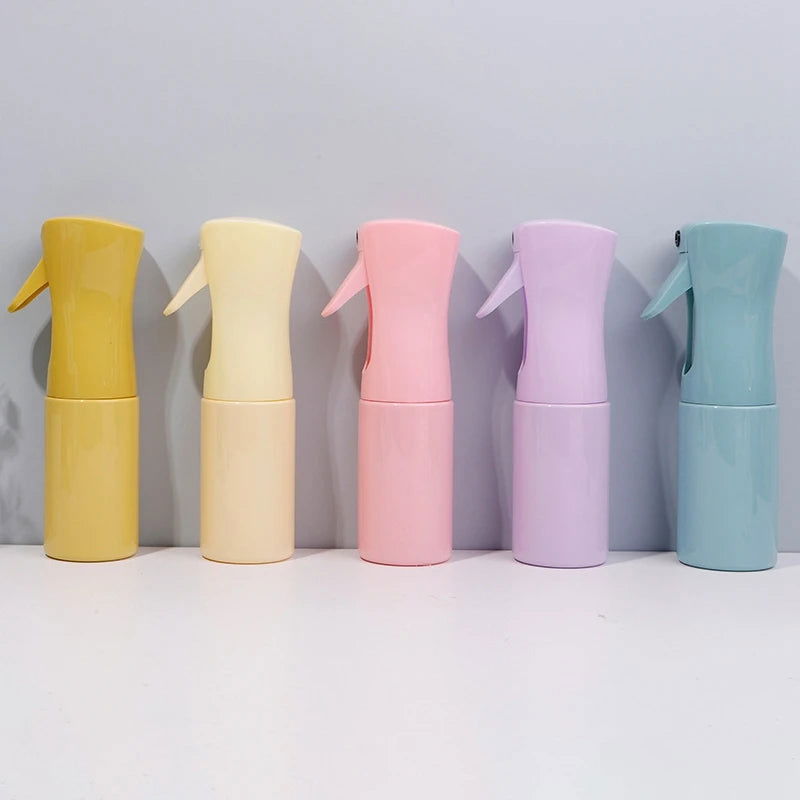 200/300ml Spray Bottle Garden Plant Water Can Refillable Continuous Mist Sprayer Plastic Hairdressing Salon Tool Candy Colors - Slobuy