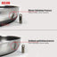 AIWILL Kitchen Quality 316 /304 Stainless Steel Frying Pan Nonstick Pan Cooking Fried Steak Pot Electromagnetic Furnace General - Slobuy