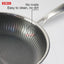 AIWILL Kitchen Quality 316 /304 Stainless Steel Frying Pan Nonstick Pan Cooking Fried Steak Pot Electromagnetic Furnace General - Slobuy