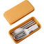 304 Stainless Steel Solding spoon Creative Tableware Outdoor Portable Three-Fold Spoon Fork Travel Folding Spoon camping gear - Slobuy