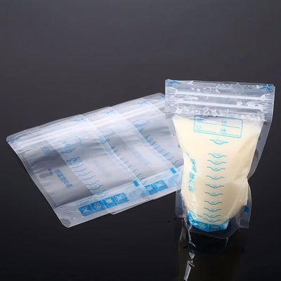 30Pcs 250ml Milk Freezer Bags Mother Milk Baby Food Breast Milk Bag BPA Free Baby Safe Feeding Bag Feeding Breast Pump Save Part - Slobuy