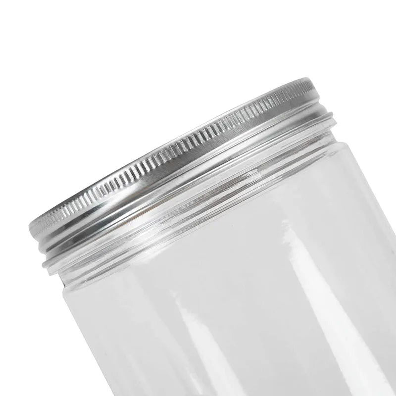 30Pcs 50ml Empty Plastic Clear Cosmetic Jars With Lid Skincare Makeup Containers Pill Cream Sample Pot Spice Jars Travel Bottles - Slobuy