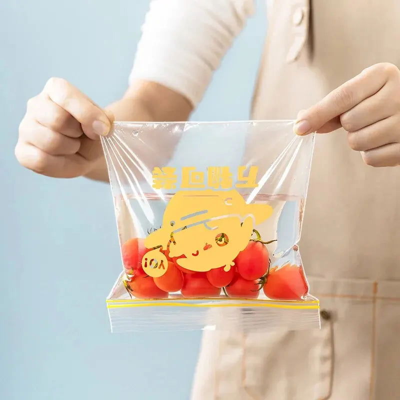 10/20/30Pcs Fresh Keeping Bag For Vegetable Fruit Storage Kitchen Food Freezing Preservation Zipper Sealed Bags - Slobuy