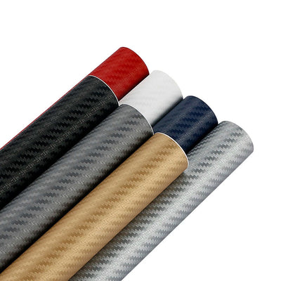 30*127cm Car Stickers and Decals 3D Carbon Fiber Vinyl Wrap Sheet Roll Protective Custom Film Auto Styling Exterior Accessories - Slobuy