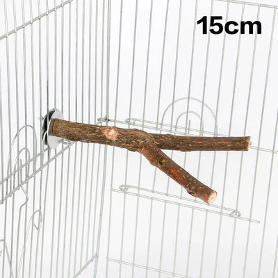 1pcs 15/20/30cm Birds Accessories Bird Cage Sticks Wooden Stuff Stand Tree Branch Perches Asesorips Para Aves Vogel Stokjes - Slobuy