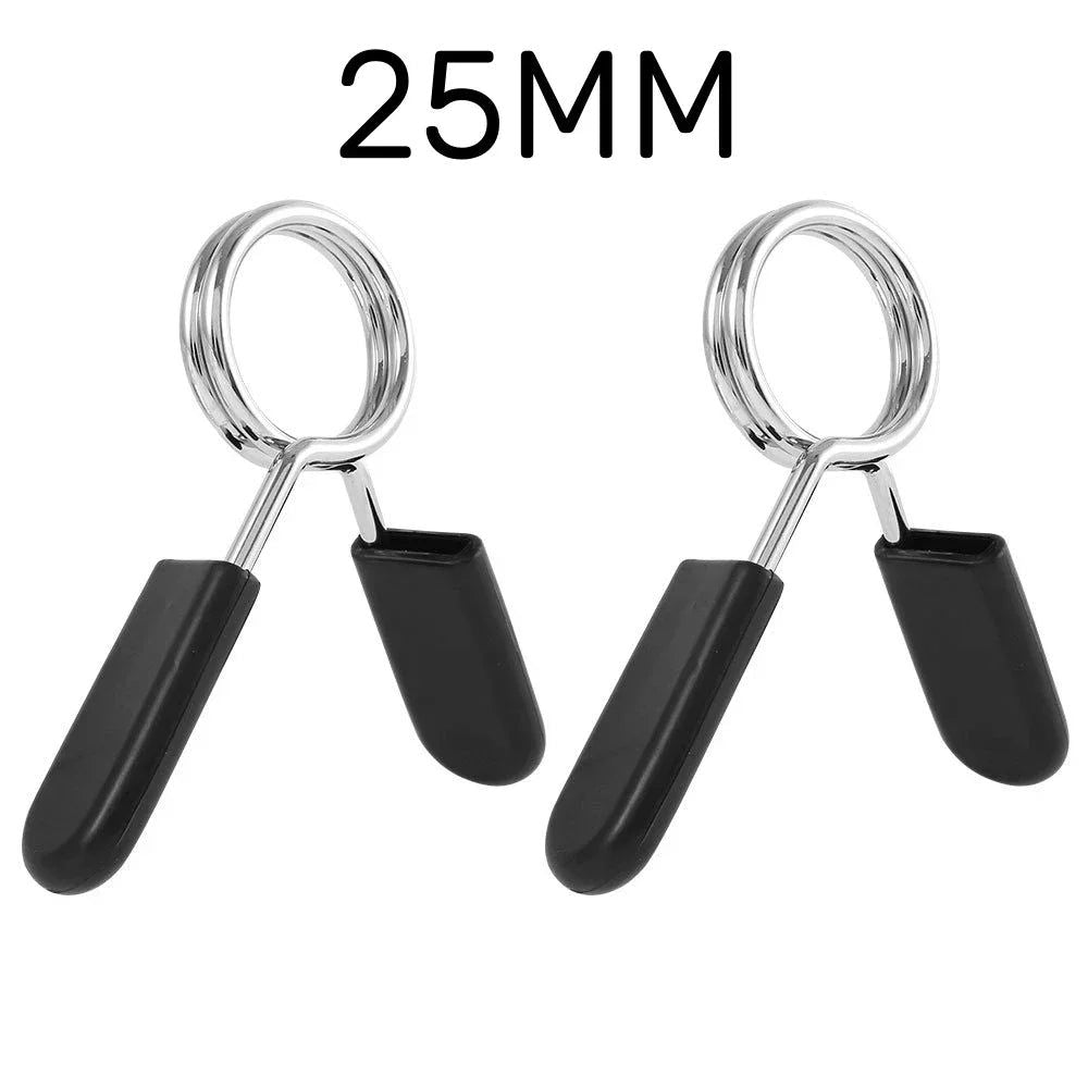 2PCS 25/28/30mm Quick Release Barbell Clamps Spin lock Barbell Collars Weight Bar Clips for Weightlifting and Strength Training - Slobuy