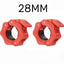 2PCS 25/28/30mm Quick Release Barbell Clamps Spin lock Barbell Collars Weight Bar Clips for Weightlifting and Strength Training - Slobuy