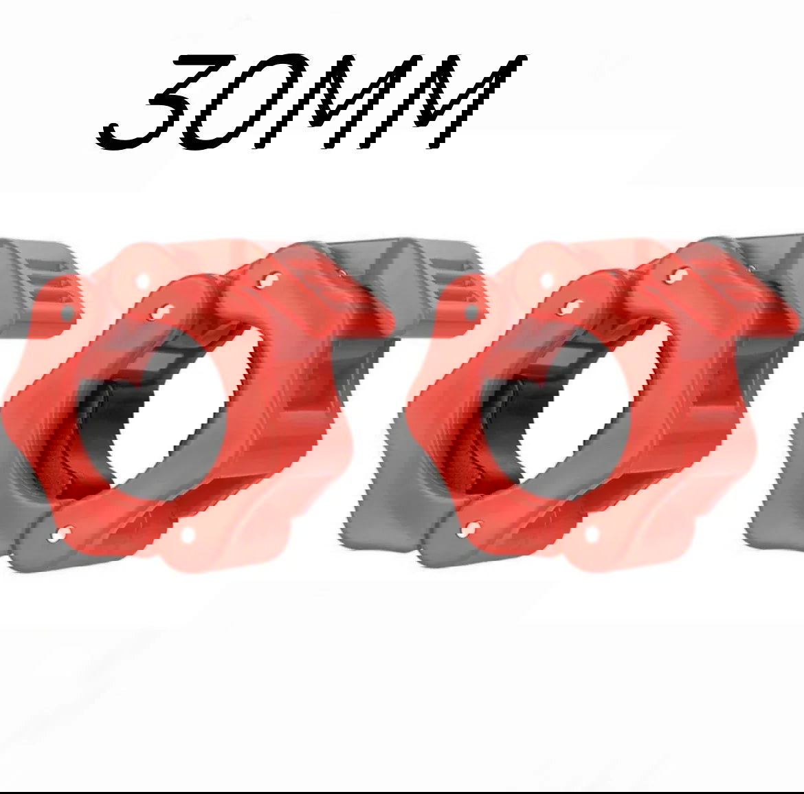 2PCS 25/28/30mm Quick Release Barbell Clamps Spin lock Barbell Collars Weight Bar Clips for Weightlifting and Strength Training - Slobuy