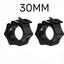 2PCS 25/28/30mm Quick Release Barbell Clamps Spin lock Barbell Collars Weight Bar Clips for Weightlifting and Strength Training - Slobuy
