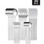 30pc Stainless steel cutlery set steak knife fruit fork dessert spoon set - Slobuy
