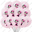Disney 10/20/30pcs 12 Inch Pink Minnie Mouse Latex Balloon Party Supplies Party Balloon Balloons for Birthday Party Decorations - Slobuy