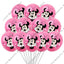 Disney 10/20/30pcs 12 Inch Pink Minnie Mouse Latex Balloon Party Supplies Party Balloon Balloons for Birthday Party Decorations - Slobuy