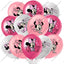 Disney 10/20/30pcs 12 Inch Pink Minnie Mouse Latex Balloon Party Supplies Party Balloon Balloons for Birthday Party Decorations - Slobuy
