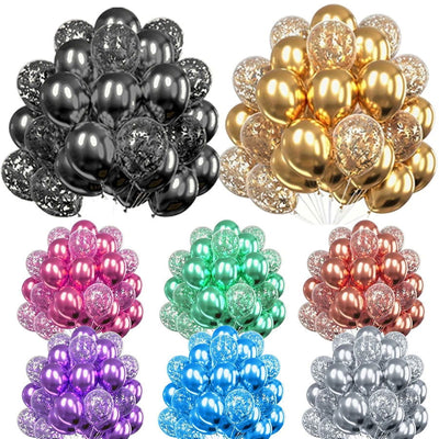 30pcs Confetti Latex Balloons For Birthday Party Decoration Wedding Decor Baby Shower Globos - Slobuy