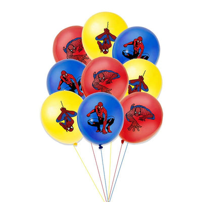10/20/30pcs Spiderman 12 Inch Latex Balloons Air Globos Boys Birthday Party Decorations Toys For Kid Baby Shower Party Supplies - Slobuy