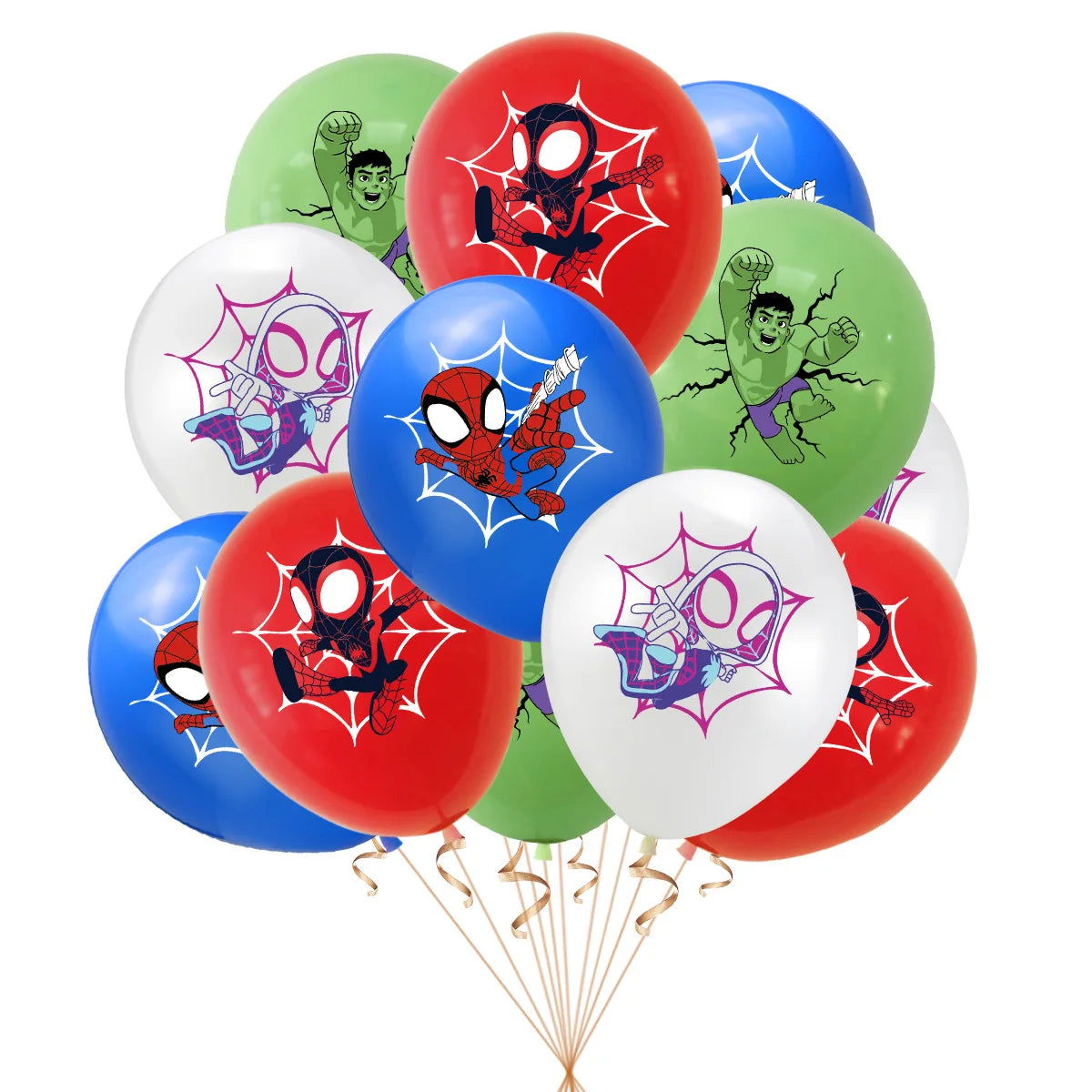 10/20/30pcs Spiderman 12 Inch Latex Balloons Air Globos Boys Birthday Party Decorations Toys For Kid Baby Shower Party Supplies - Slobuy