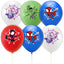 10/20/30pcs Spiderman 12 Inch Latex Balloons Air Globos Boys Birthday Party Decorations Toys For Kid Baby Shower Party Supplies - Slobuy