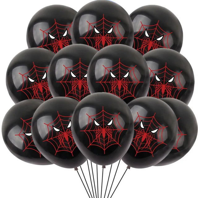 10/20/30pcs Spiderman 12 Inch Latex Balloons Air Globos Boys Birthday Party Decorations Toys For Kid Baby Shower Party Supplies - Slobuy