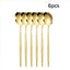 5pcs/30pcs Stainless steel cutlery set steak forks dessert spoons fruit forks are suitable for banquet restaurant guests - Slobuy