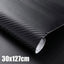30x127cm Car 3D Carbon Fiber Roll Film Stickers DIY Vinyl Film Auto Interior Styling Carbon Fiber Decorative Decals - Slobuy