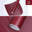 30x127cm Car 3D Carbon Fiber Roll Film Stickers DIY Vinyl Film Auto Interior Styling Carbon Fiber Decorative Decals - Slobuy